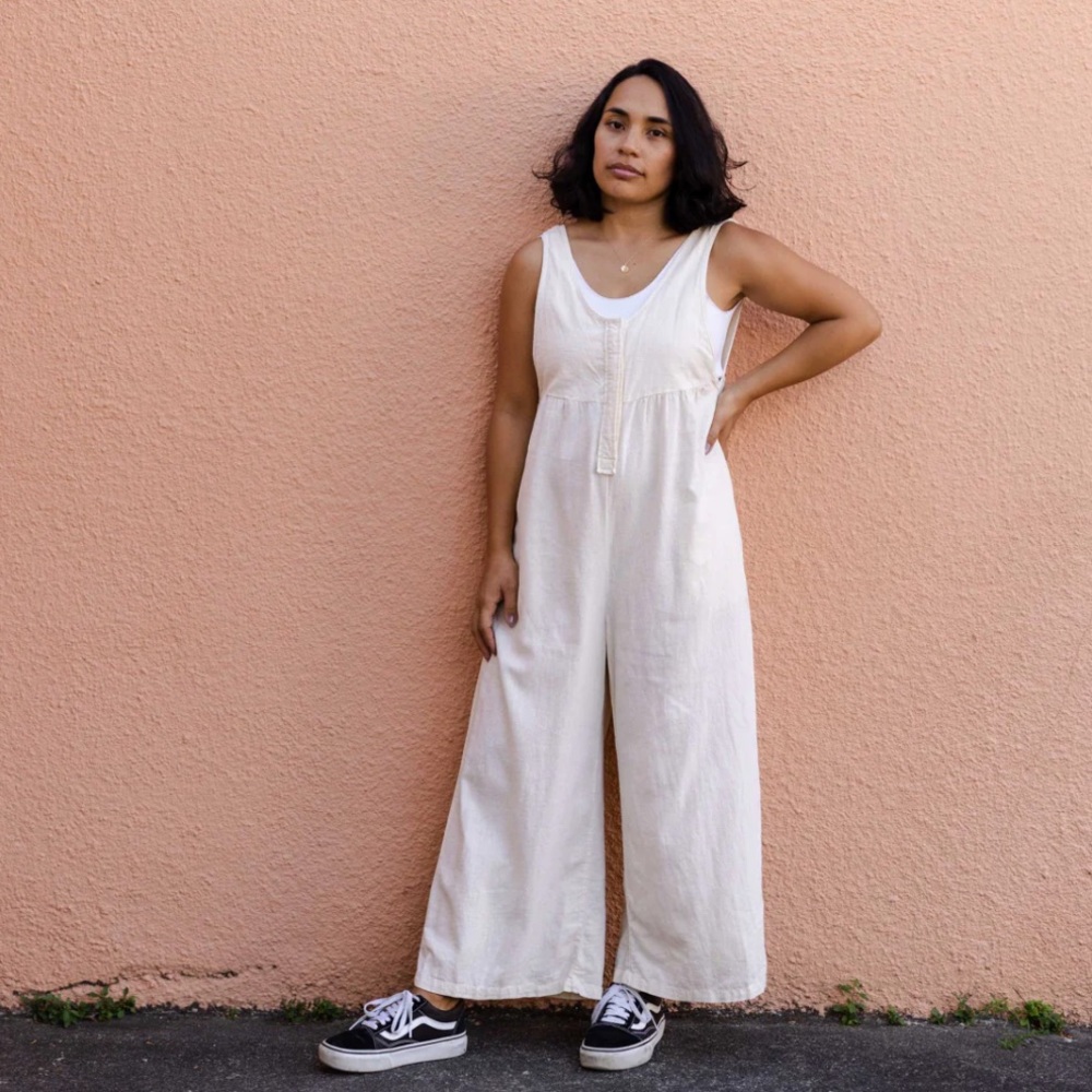 Linen Jumper, size Large petite